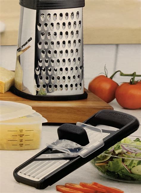 sabatier stainless steel box grater & mandoline slicer set|Sabatier West Blade Bi.